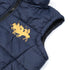 RL Navy Triple Pony Sleeveless Puffer Jacket